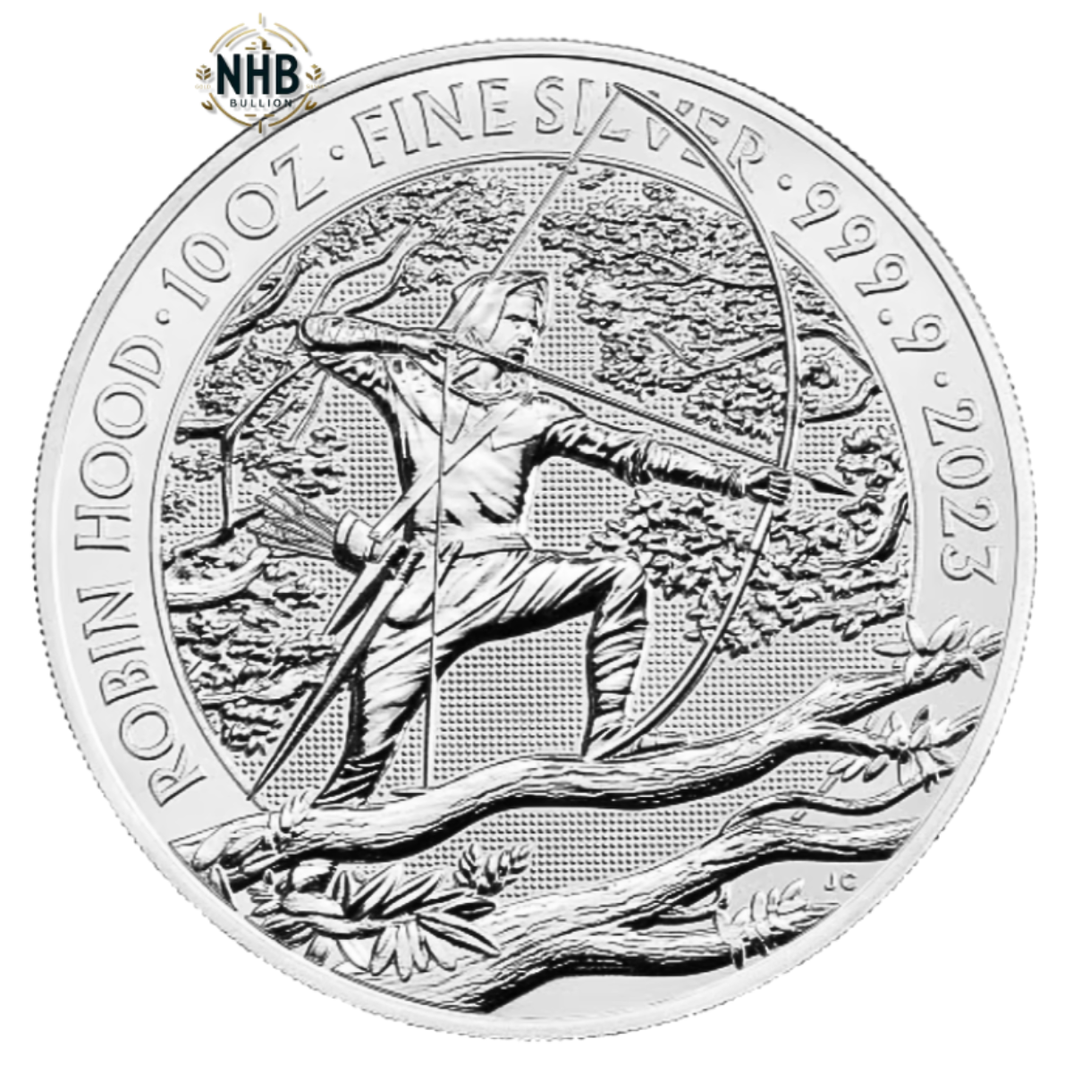 10 oz Robin Hood Silver Coin (2023)