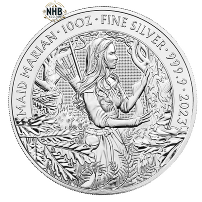 10 oz Maid Marian Silver Coin (2023)