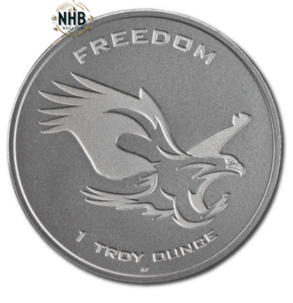 1 oz Freedom Asahi Silver Round