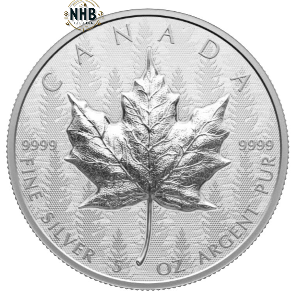 5 oz Ultra High Relief Maple Leaf Silver Coin (2024)