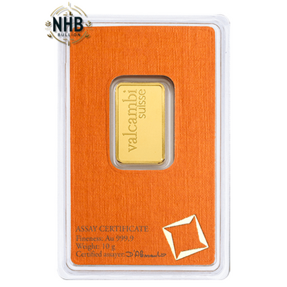 10 gram Valcambi Gold Bar