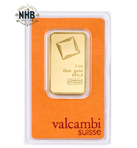 1 oz Valcambi Gold Bar