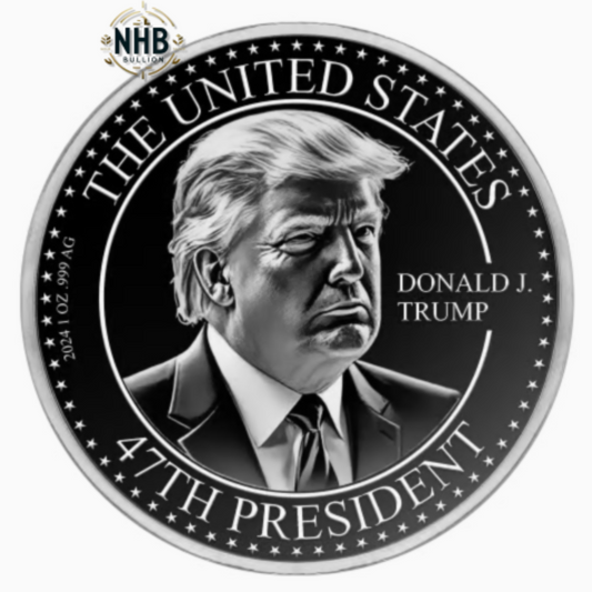 1 oz Donald Trump 47th President Silver Round