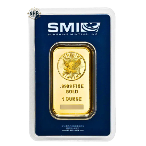 1oz Sunshine Gold Bar