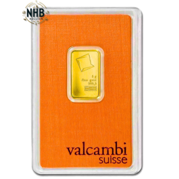 5 gram Valcambi Gold Bar