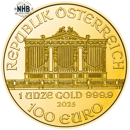 1 oz Austrian Philharmonic Gold Coin (2025)