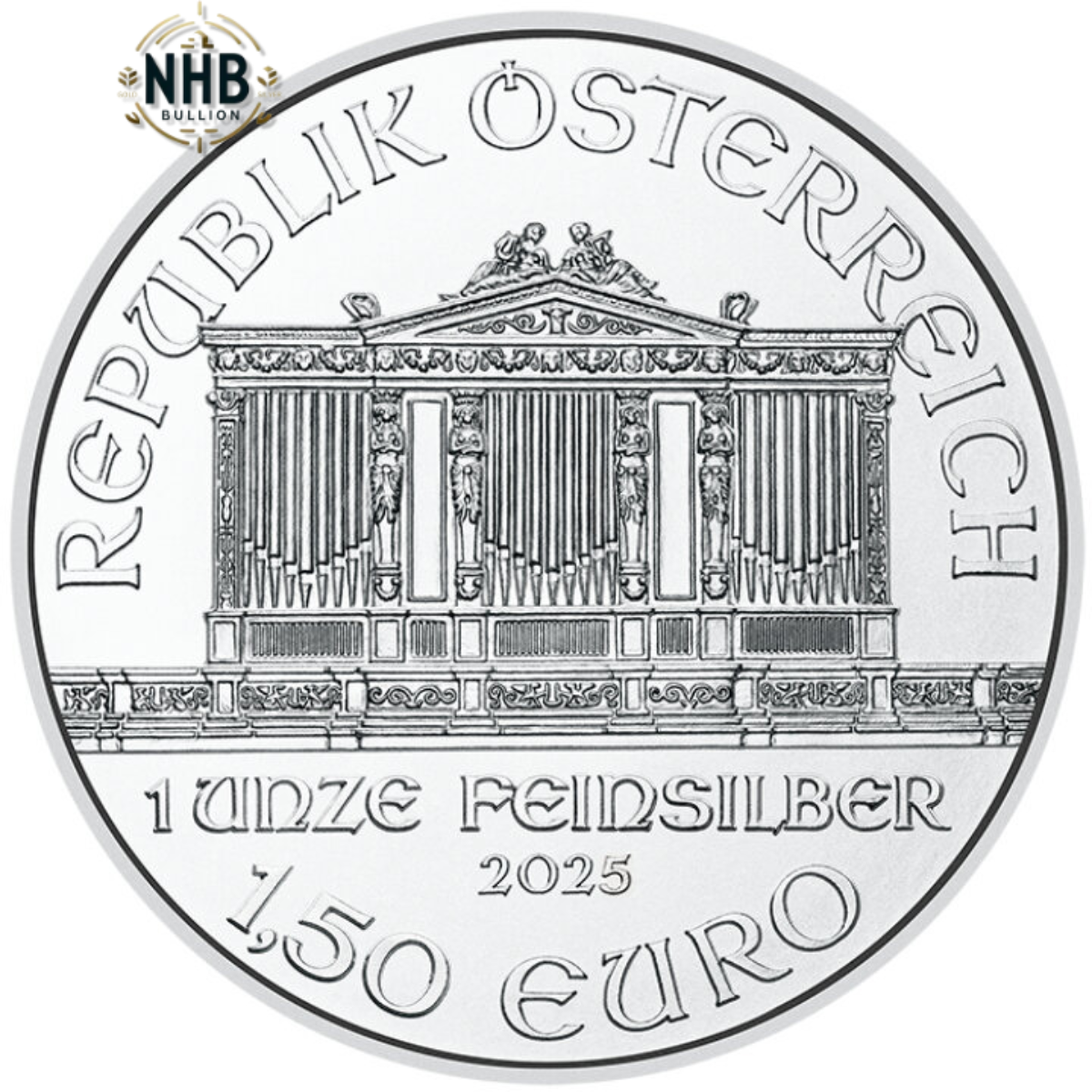 1 oz Austrian Philharmonic Silver Coin (2025)