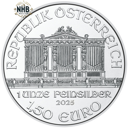 1 oz Austrian Philharmonic Silver Coin (2025)