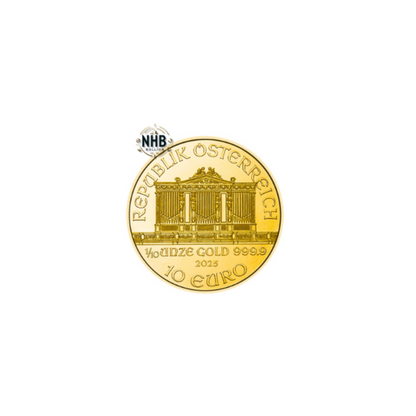 1/10 oz Austrian Philharmonic Gold Coin (2025)