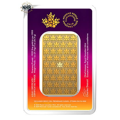 1 oz 2024 Celebrate Diwali RCM Gold Bar