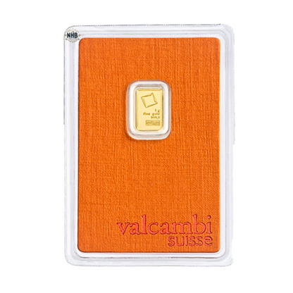 1 gram Valcambi Gold Bar