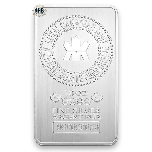 10 oz Royal Canadian Mint Silver Bar