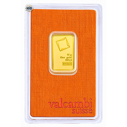 10 gram Valcambi Gold Bar