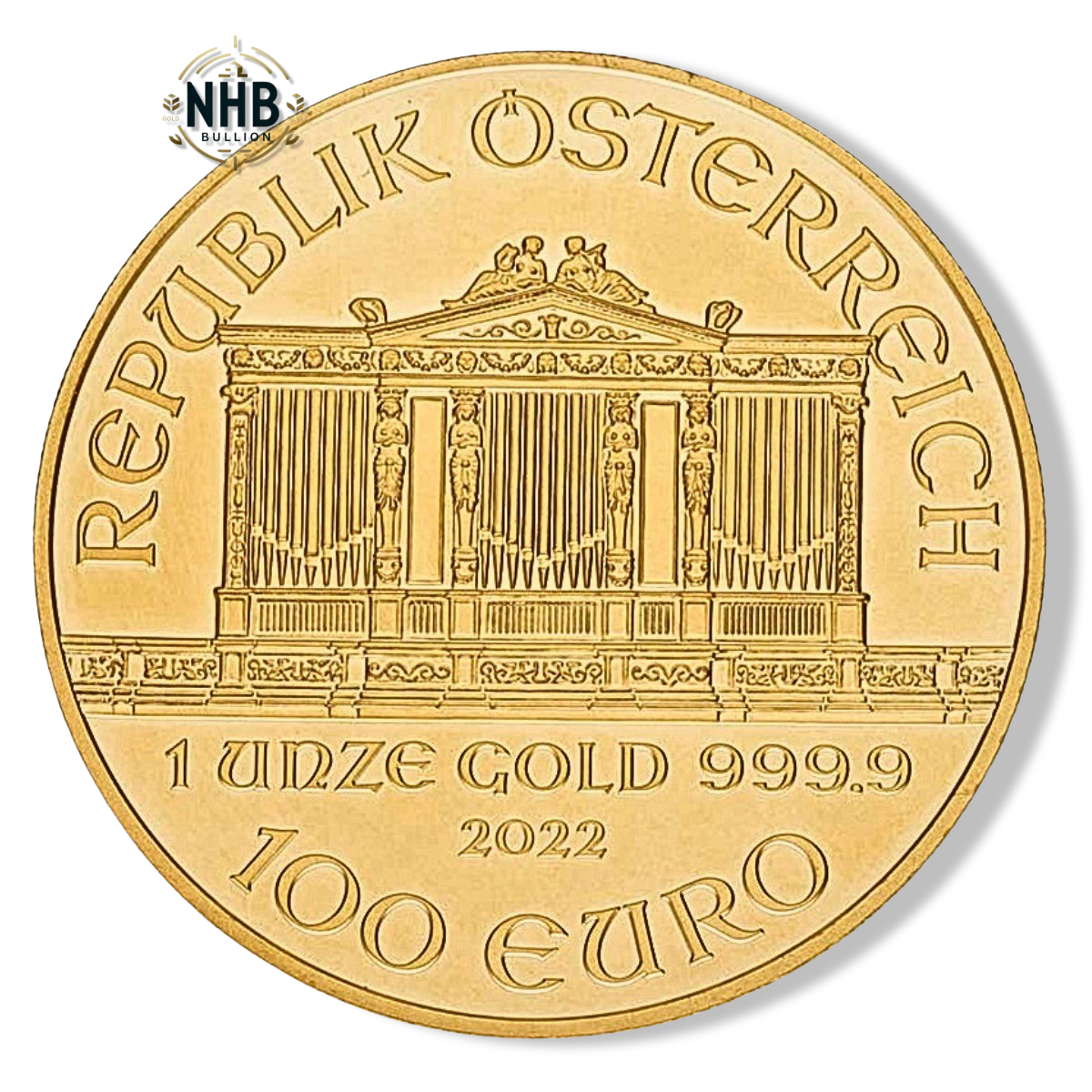 1oz Austrian Philharmonic Gold Coin (Random year)