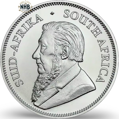 1oz South African Krugerrand Silver Coin (Random Year)