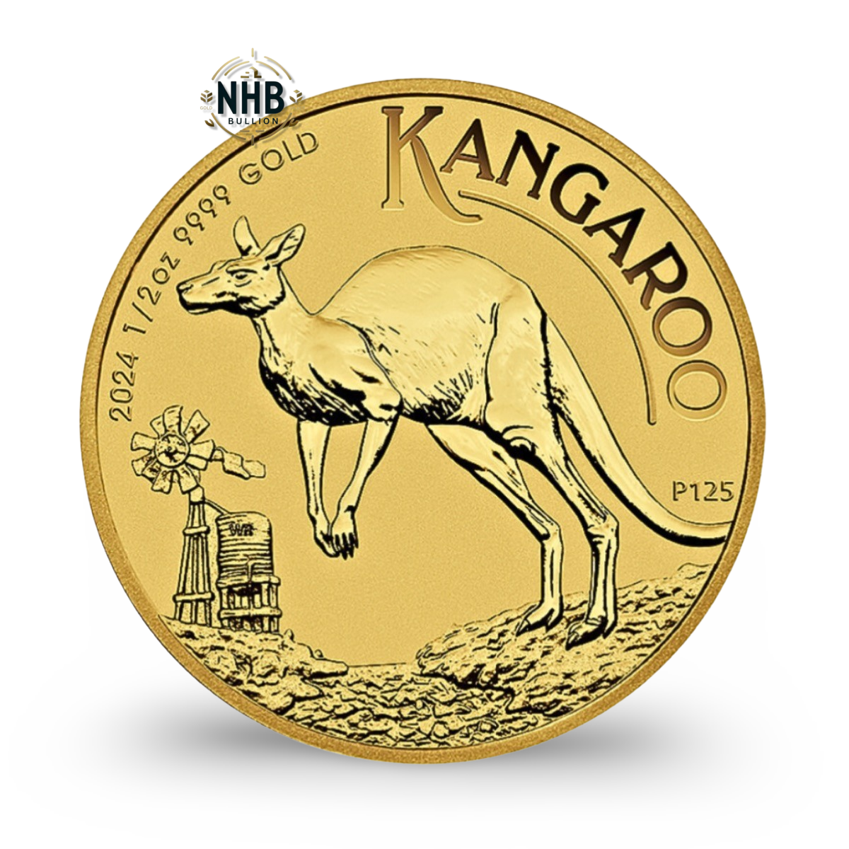 1/2oz Australian Kangaroo Gold Coin (2024)
