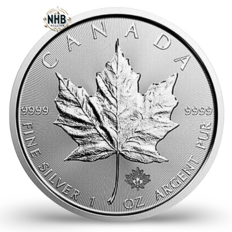 1oz Canadian Maple Leaf Silver Coin (Random year)
