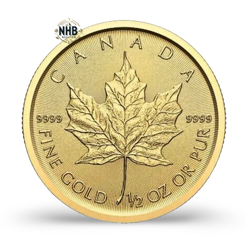 1/2oz Canadian Maple Leaf Gold Coin (2024)