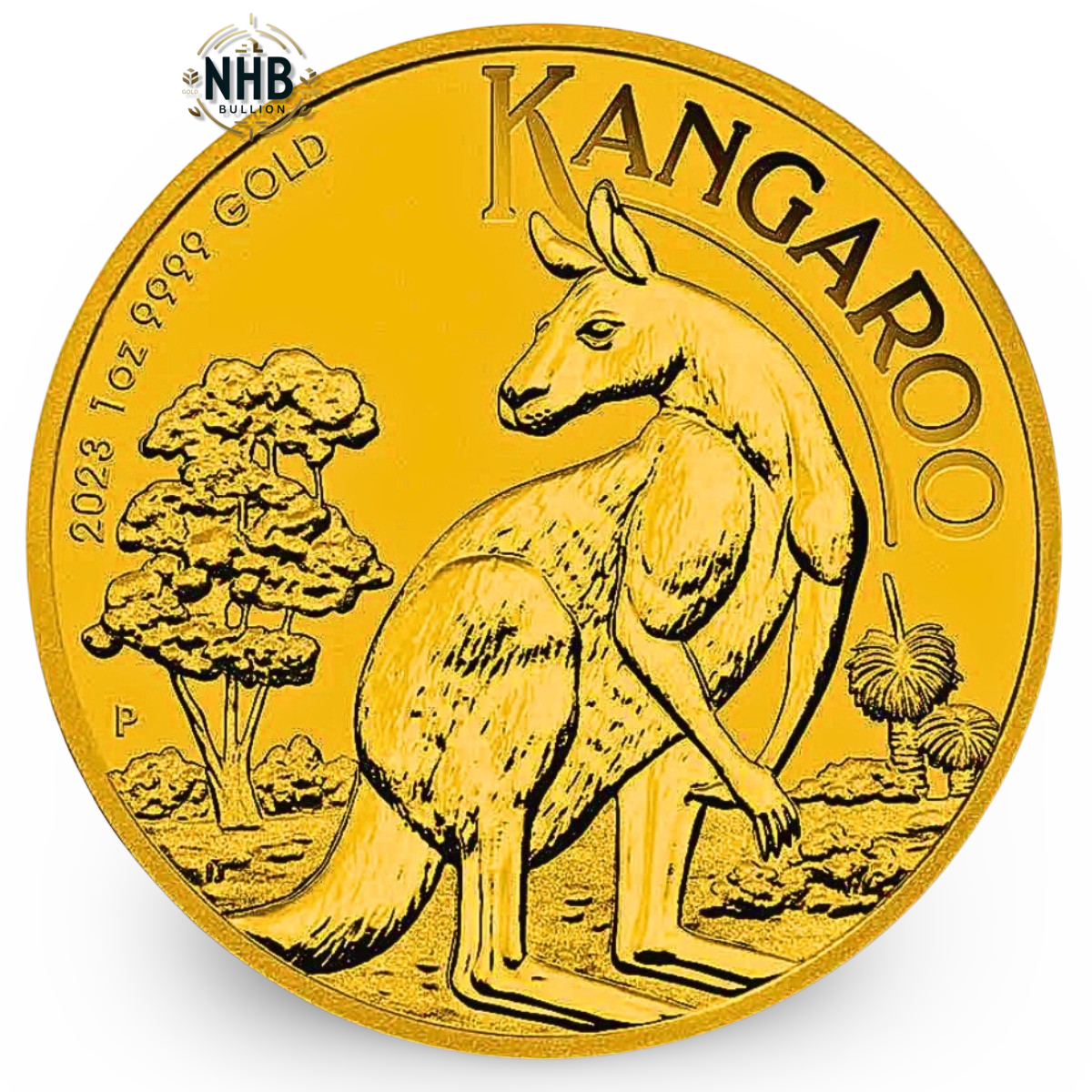 1oz Australian Kangaroo Gold Coin (Random year)