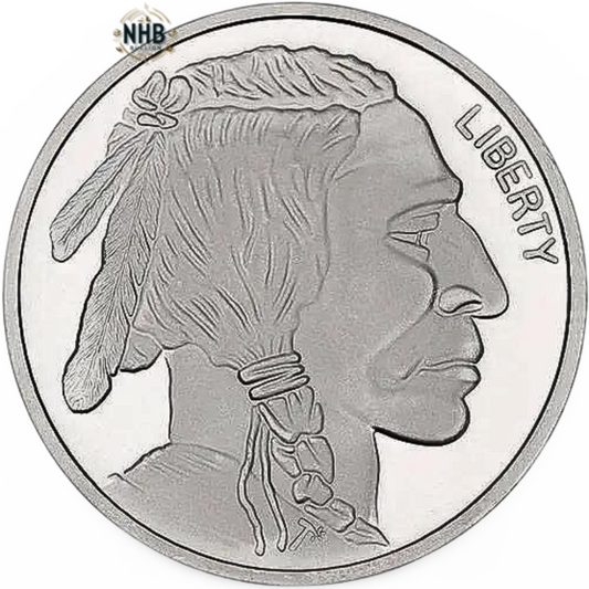 1oz SilverTowne Buffalo Silver Round