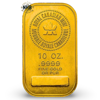 10oz Royal Canadian Mint Gold Bar