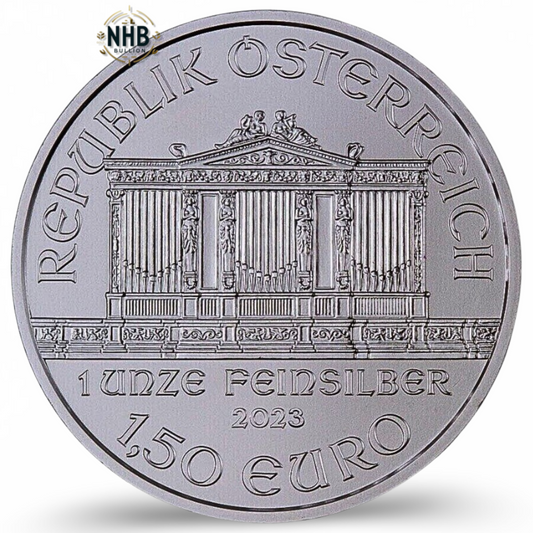 1 oz Austrian Philharmonic Silver Coin (Random year)