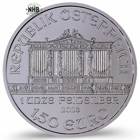 1oz Austrian Philharmonic Silver Coin (Random year)