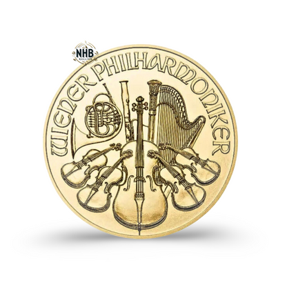 1/4oz Austrian Philharmonic Gold Coin (Random year)
